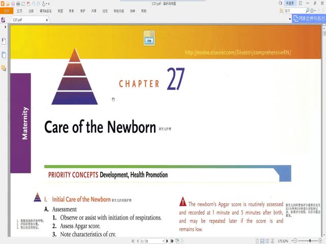 CHAPTER&nbsp;27&nbsp;新生兒護(hù)理