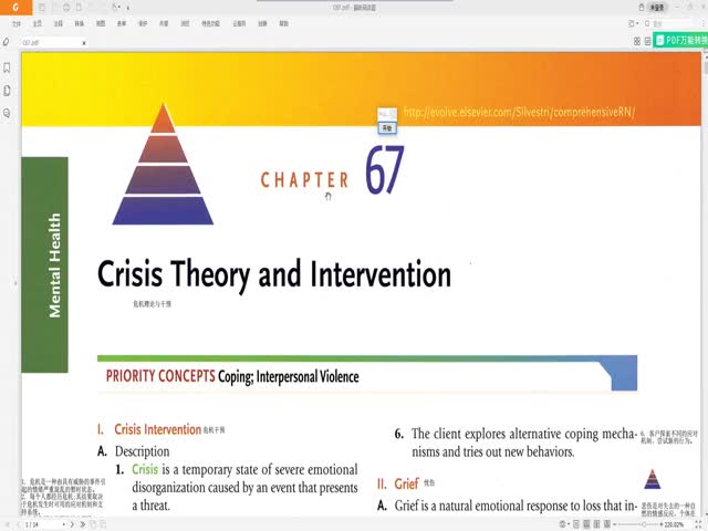 CHAPTER&nbsp;67&nbsp;危機(jī)理論與干預(yù)