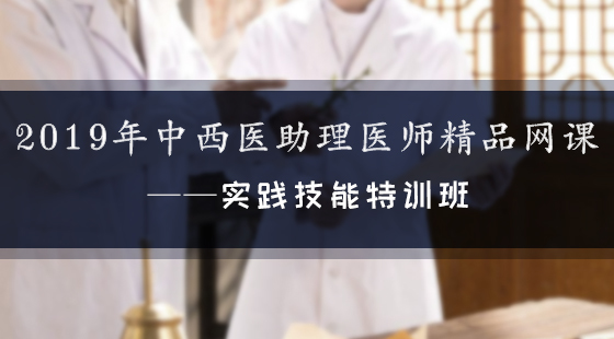 2019年中西醫(yī)助理醫(yī)師精品網(wǎng)課--實(shí)踐技能特訓(xùn)班