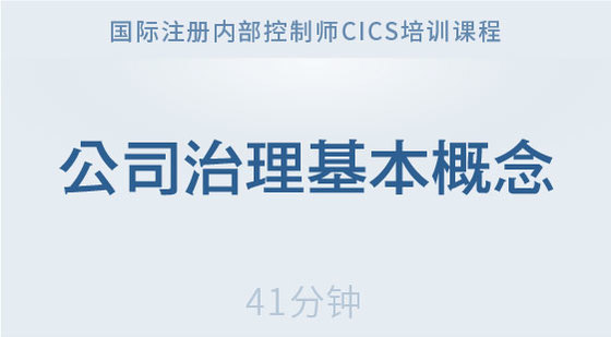 公司治理基本概念