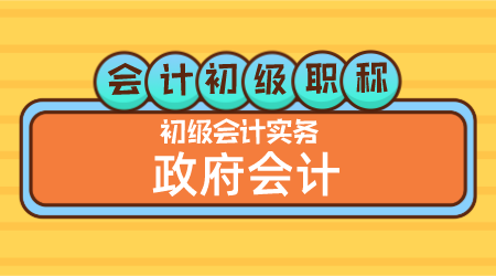 会计初级职称《初级会计实务》金蕾老师 政府会计